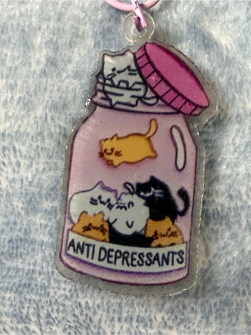 Cat Lover Backpack Charm NWT